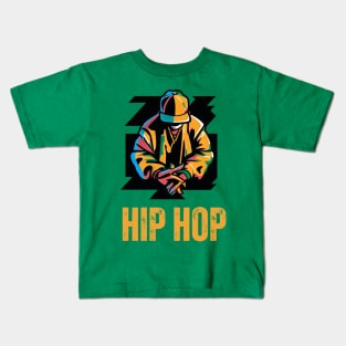 Hip Hop Geometric Kids T-Shirt